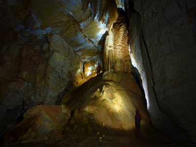Grotte CP3, Catalogne (photo Sylvain Sommer)
